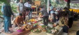 Lestarikan Adat dan Tradisi, Warga Padukuhan Sendangrejo Gelar Rasulan di Pelataran Eyang Suto Ketep